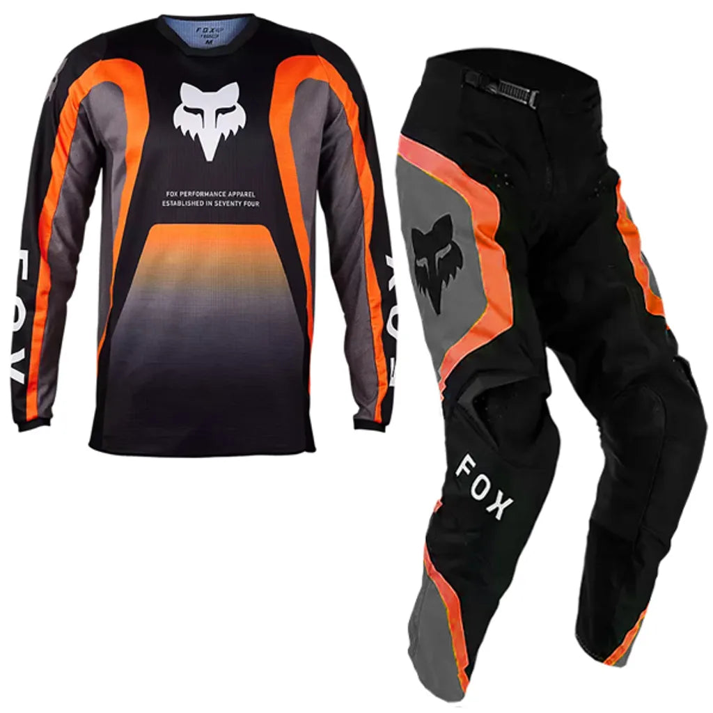Fox Racing Youth 180 Ballast Black/Grey Kit Combo 2024- 22W/Small