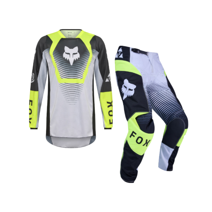 Fox Racing 180 Collect Grey Yellow Kit Combo 2026