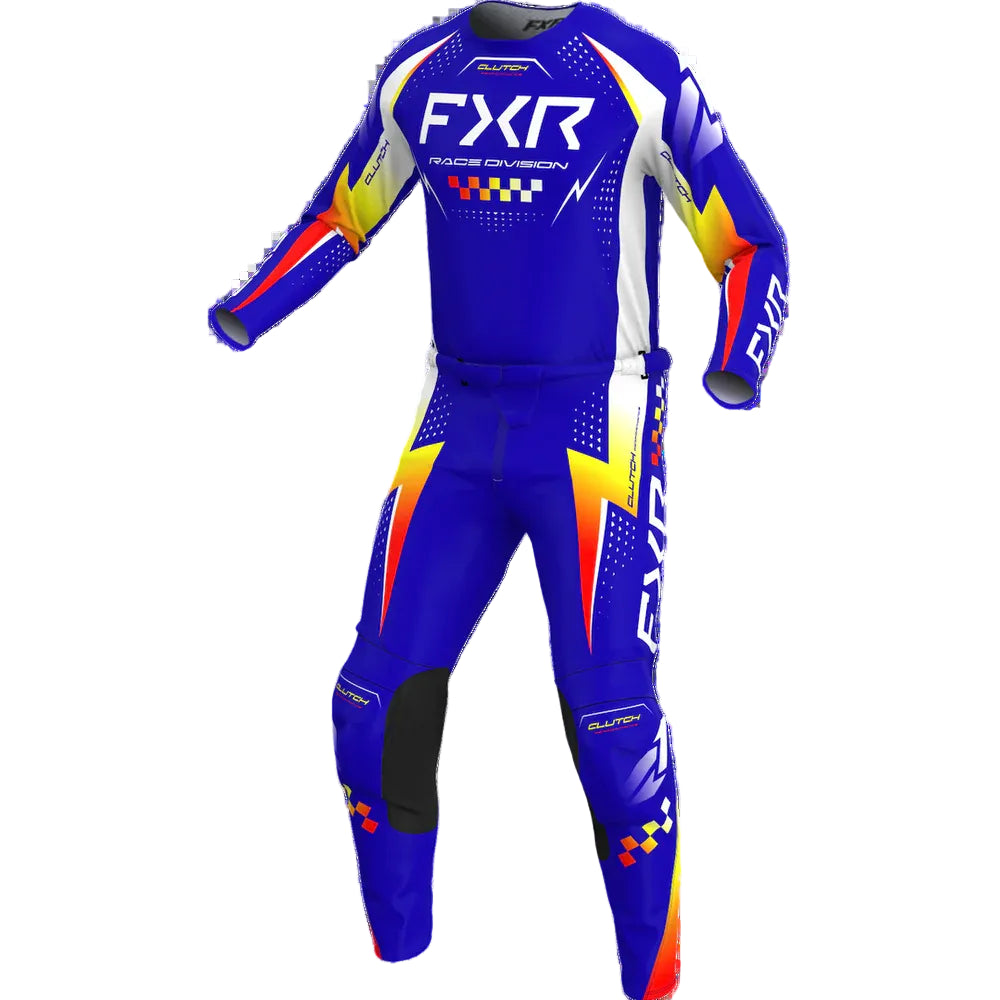 FXR Youth Clutch Pro Royal Blue Yellow Red Kit Combo 2026
