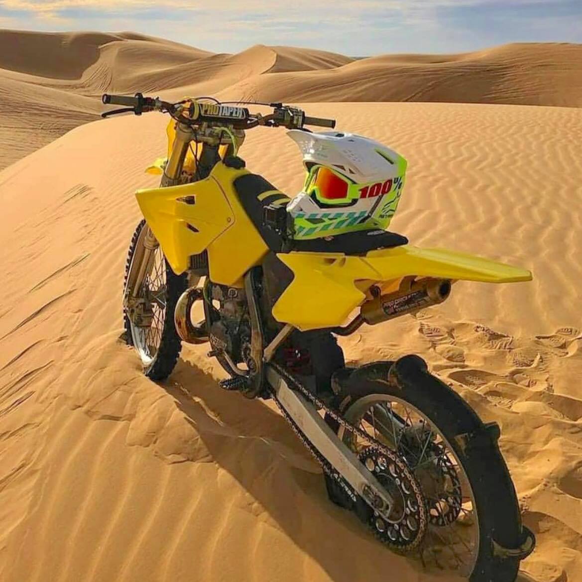 Polisport Suzuki Plastic Kit RM 125 RM 250 2001 - 2008 Restyle, All Yellow