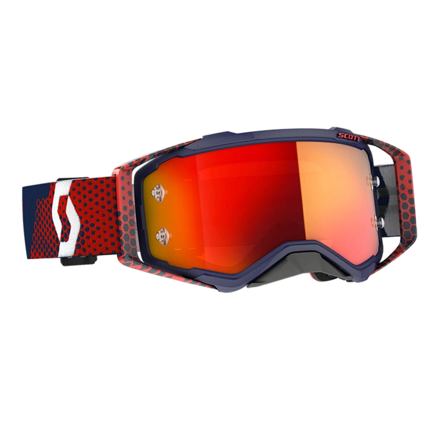 Scott Prospect Goggle, Red / Blue – Orange Chrome Works Lens