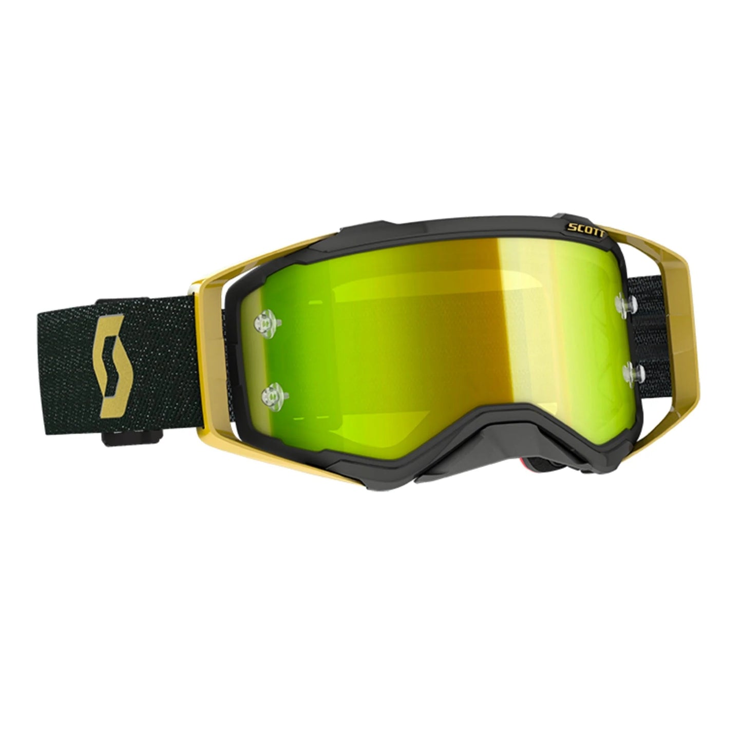 Scott Prospect Goggle, Black / Gold – Yellow Chrome Works Lens