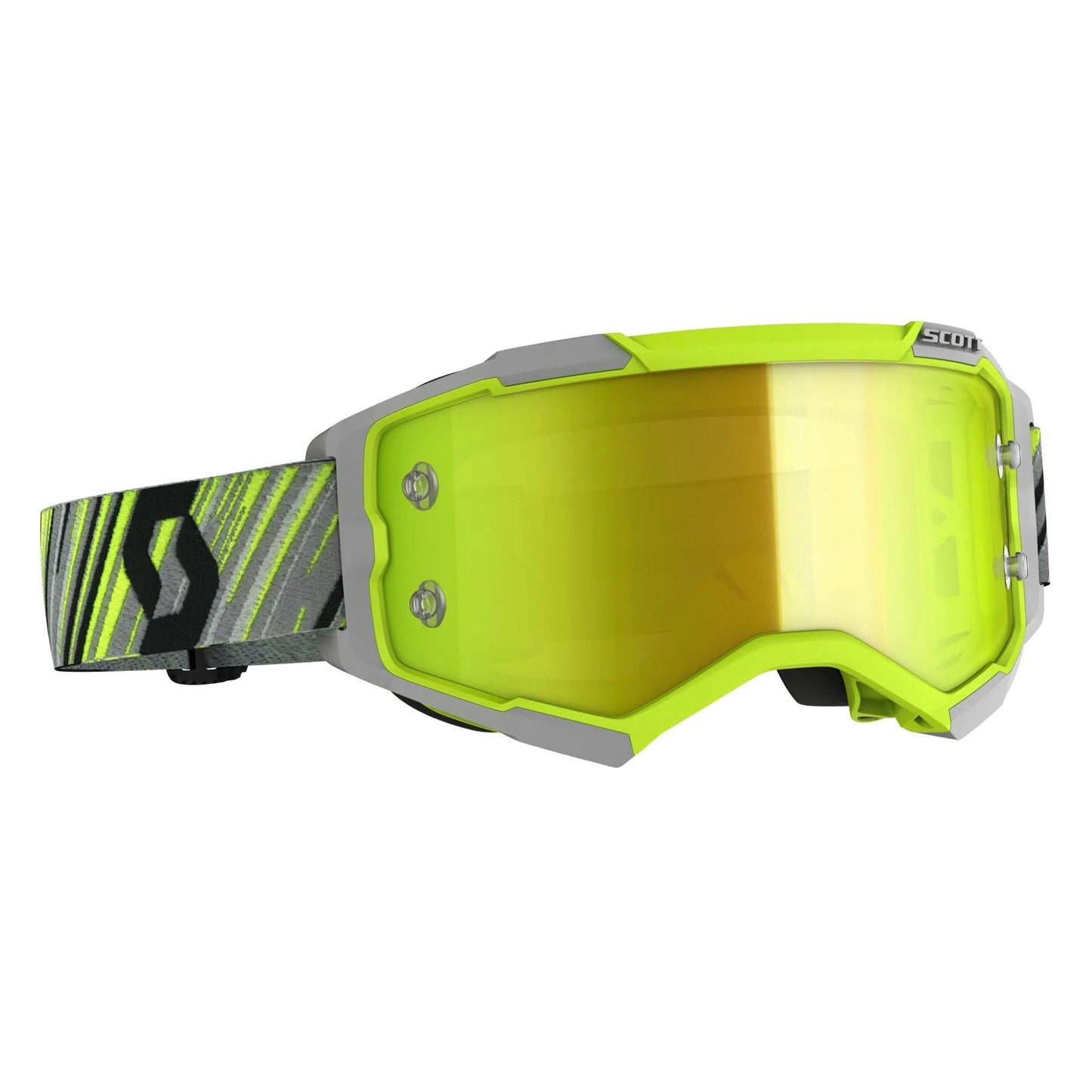 Scott Fury Goggles, Yellow / Grey - Yellow Chrome Works Lens