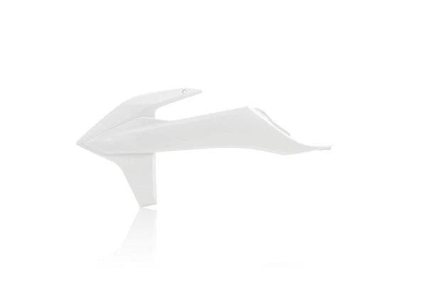 Polisport KTM Radiator Scoops SX SXF 2019 - 2022 EXC EXCF 2020 - 22, White