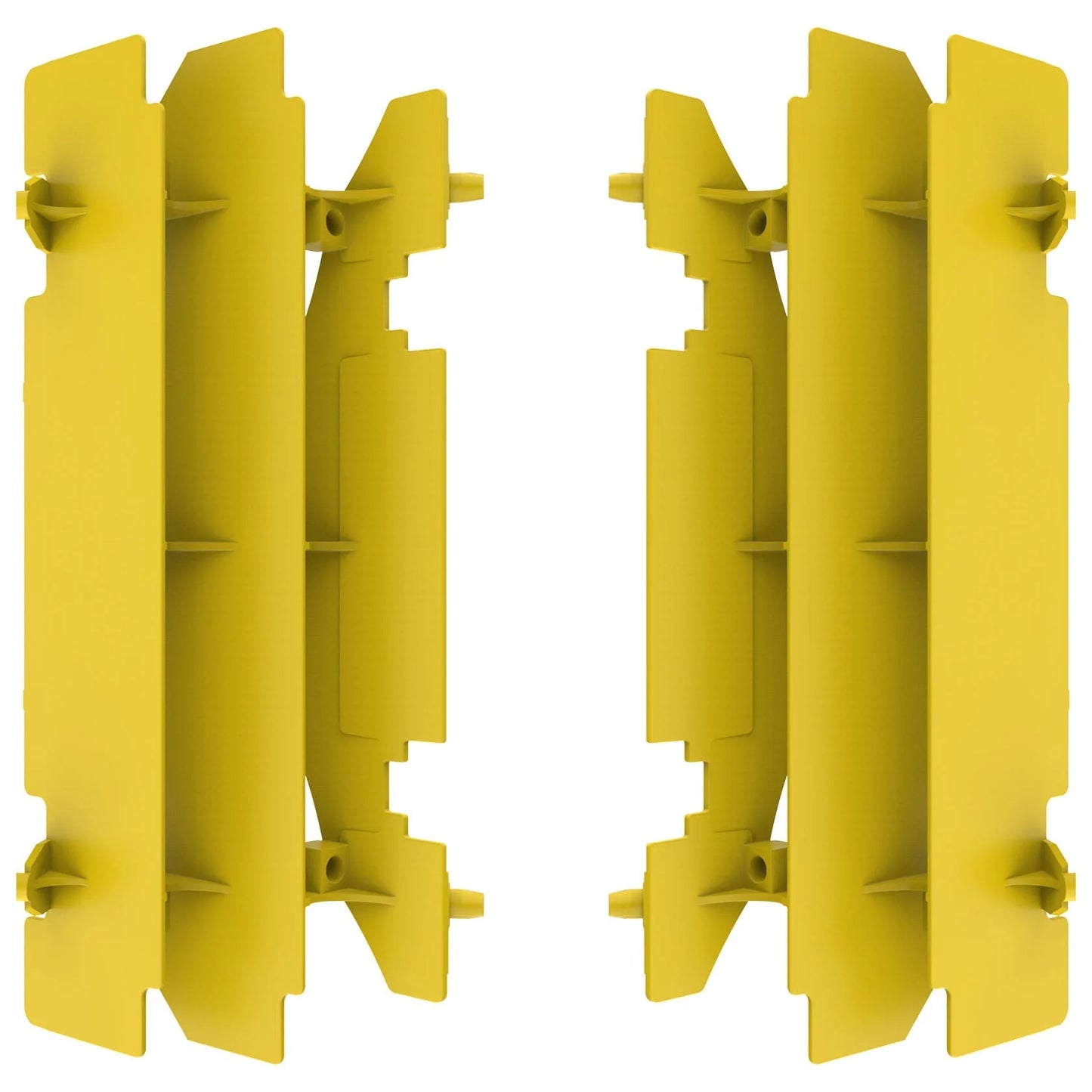 Polisport Suzuki Radiator Louvers RM 125 2001 - 2008 RM 250 1996 - 2006, Yellow