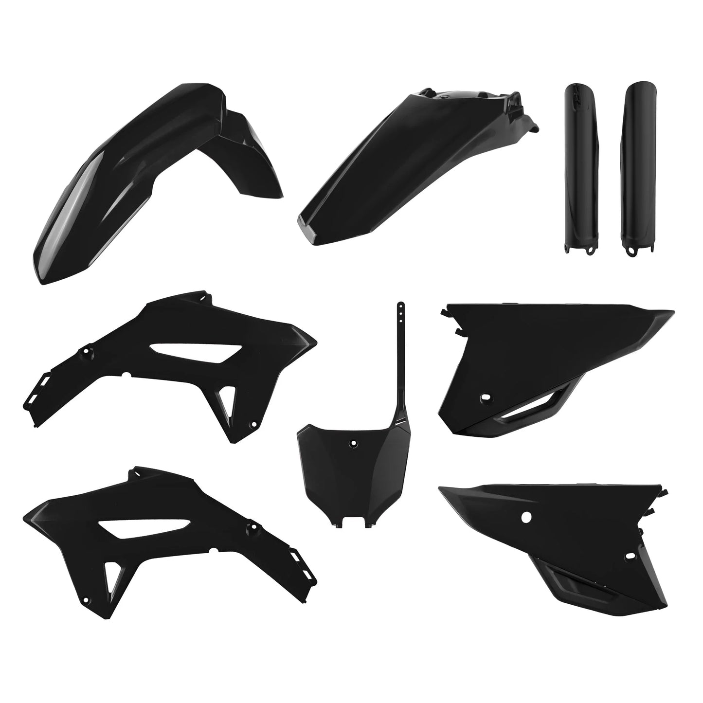 Polisport Honda Plastic Kit CRF 250 R 2022 CRF 450 R 2021 - 22, Black