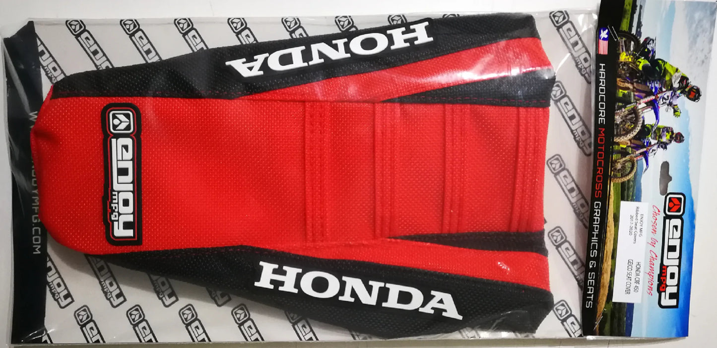 Enjoy Manufacturing Honda Sear Cover CR 125 CR 250 2002 - 2007 Ribbed Logo, Geico