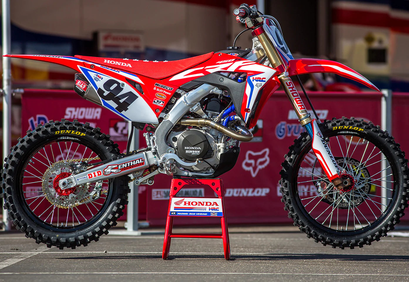 Enjoy Manufacturing Honda Graphics Kit CR 125 CR 250 2004 2007, HRC