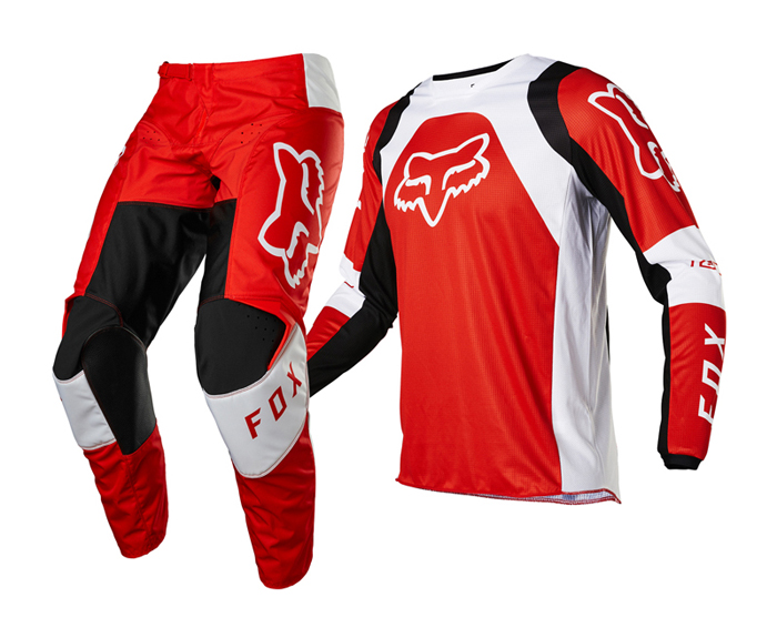 Fox Racing 180 Youth Lux Black/Red Kit Combo 2022 - 26W/YLarge