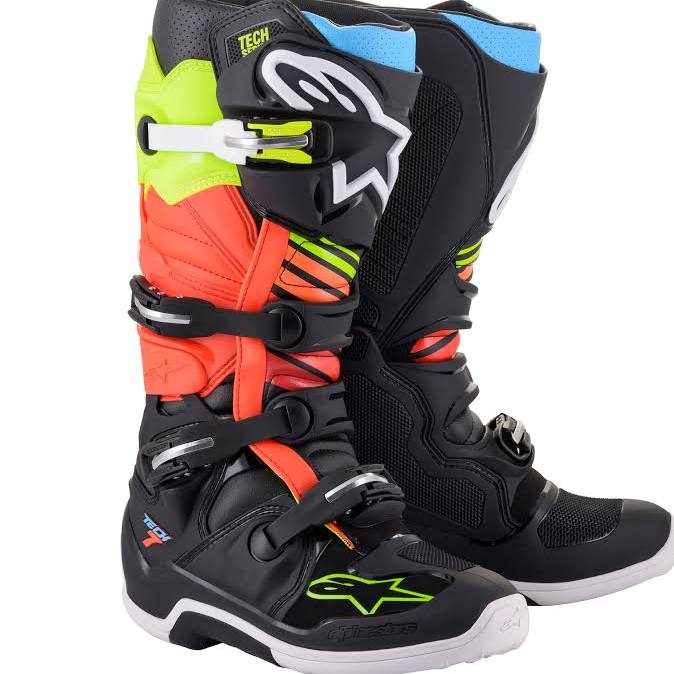 Alpinestars Tech 7 Boot - BLK/YEFL/REDFL