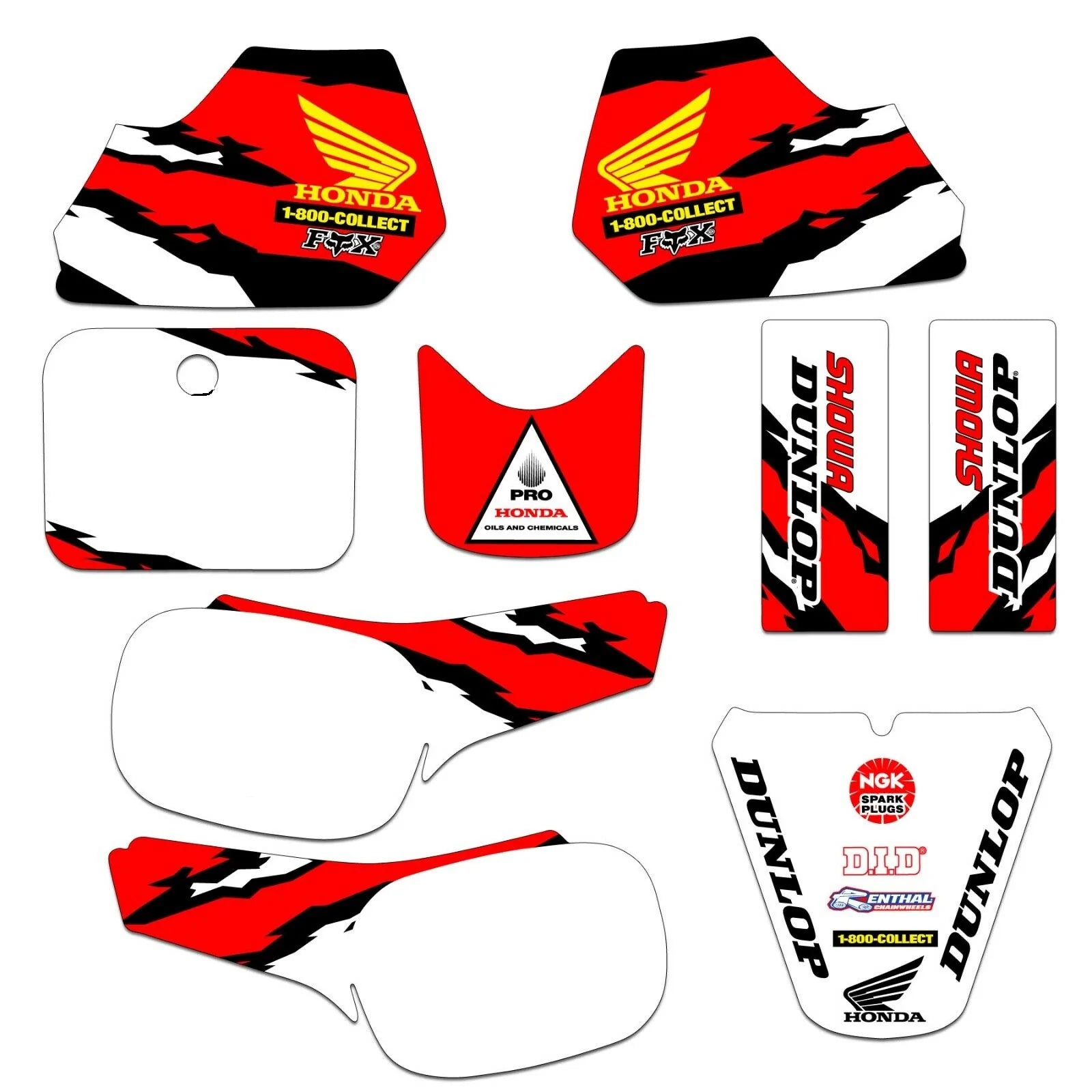 thumbnail image 2 of Enjoy MFG Graphics Kit For Honda XR 250R / 400R / 600R (1986-2004) | TLD Style 2 of 5