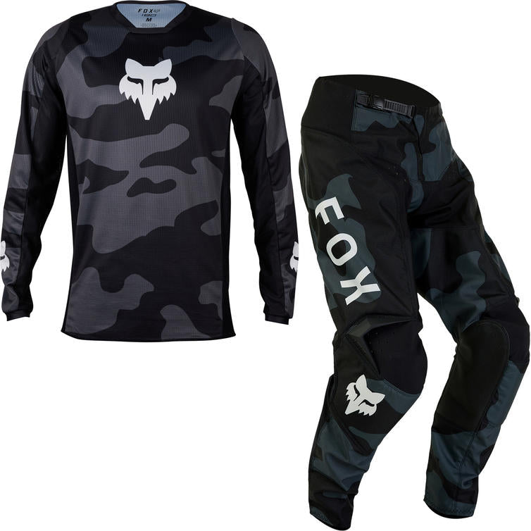 Fox Racing Youth 180 BNKR Black Camo Kit Combo 2024- 26W/Large