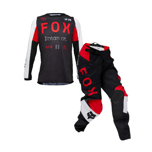 Fox Racing 180 Race Spec Flo Red Kit Combo 2025