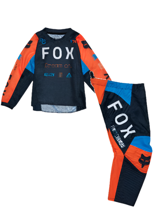 Fox 180 Kids Race Spec MDNT Kit Combo 2025