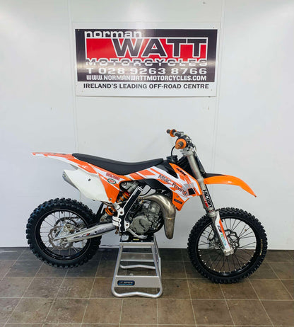 2016 KTM 85SX B/W