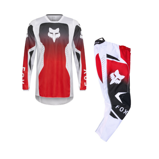 Fox Racing 180 Shield Flo Red Kit Combo 2026