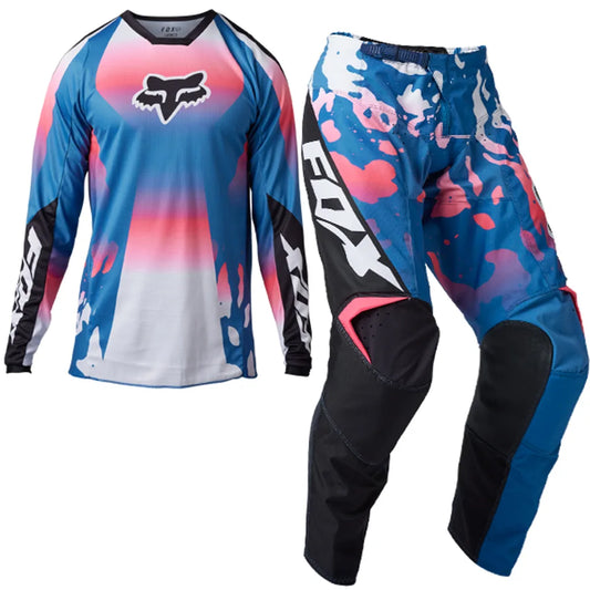 FOX RACING YOUTH 180 MORPHIC BLUEBERRY KIT COMBO 2023 - 26W/YL