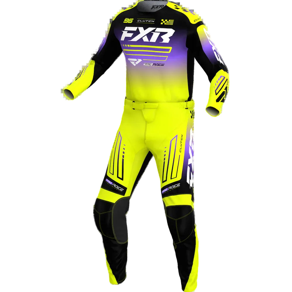FXR Clutch Kids Purple Hiviz Kit Combo 2026