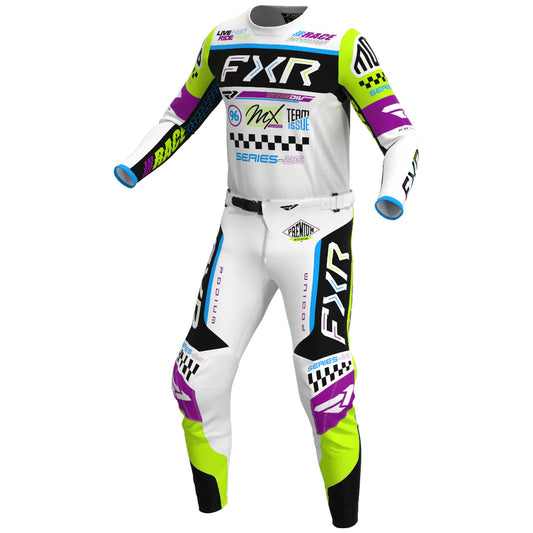 FXR Podium Gladiator White Black Hivis Kit Combo 2026