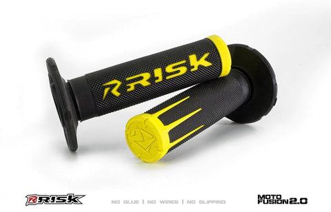 Risk Racing Fusion Grips 2.0 Motocross Enduro, Yellow