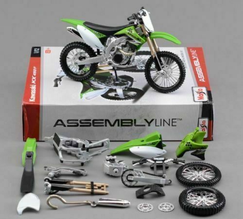 Maisto Toys 1:12 Kawasaki KXF 450 Assembly Kit Toy Model