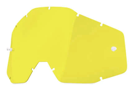 Rip n Roll 100% Strata / Accuri / Racecraft Tear Off Lens, Yellow