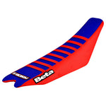 Enjoy Manufacturing  Beta Seat Cover RR 2013 - 2019 X Trainer 13 - 2022 Ribbed Logo, Red / Blue / Red