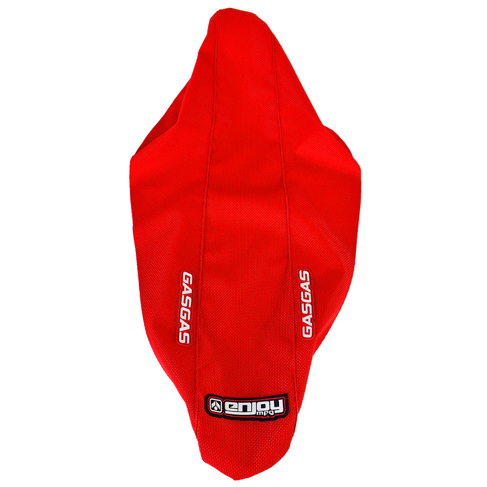 Enjoy Manufacturing Gas Gas seat cover MC 65 2021 - 2022 STD Logo, All Red