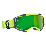 Scott Fury Goggles, Blue / Yellow - Green Chrome Works Lens