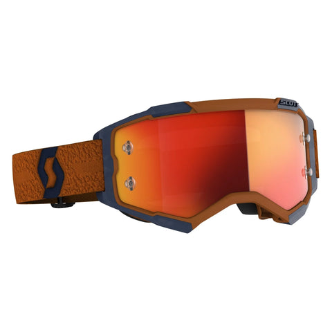 Scott Fury Goggles, Grey / Orange - Orange Chrome Works Lens