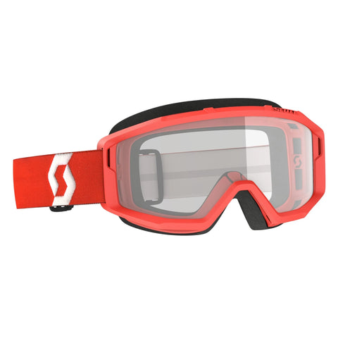 Scott Primal Goggles, Red – Clear Works Lens