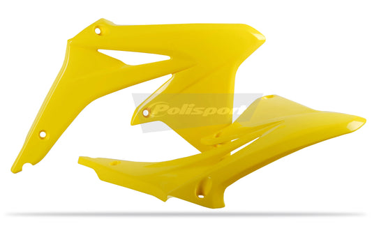 Polisport Suzuki Radiator Scoops RMZ 450 2008 - 2017, Yellow