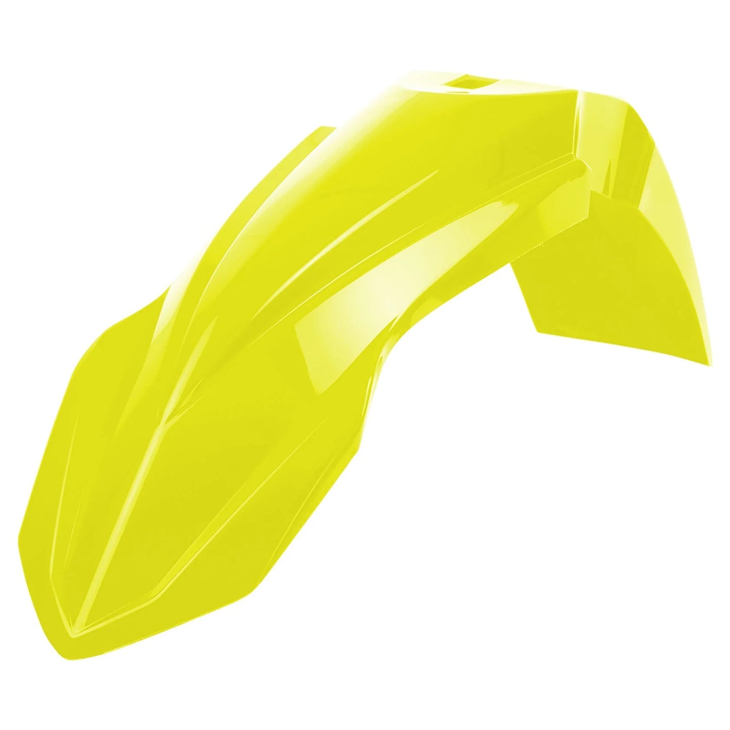 Polisport Yamaha Front Fender YZ 125 250 2015 - 2021 YZF 250 2010 - 2018 YZF 450 10 - 2017 WRF 250 15 - 19 WRF 450 12 - 18, Fluo Yellow