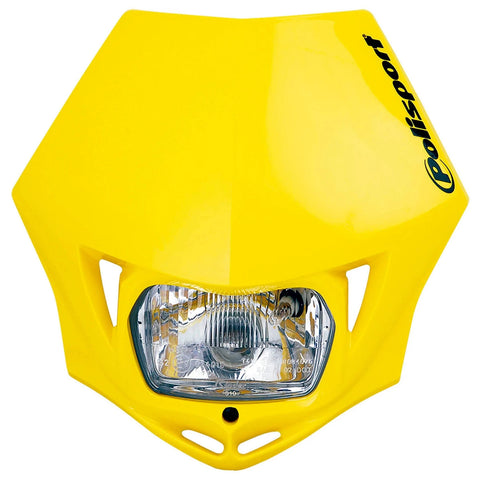 Polisport Universal MMX Head Light, Yellow