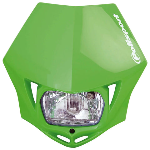 Polisport Universal MMX Head Light, Green
