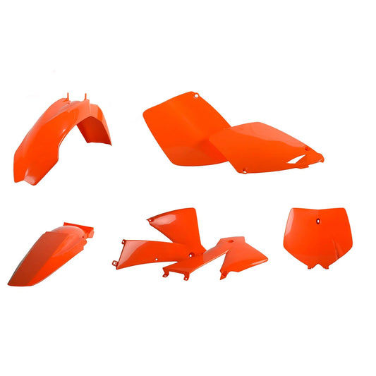 Polisport KTM Plastic Kit SX 2001 - 2002 SX 125 525 01 - 2003 EXC 03 ONLY, All Orange