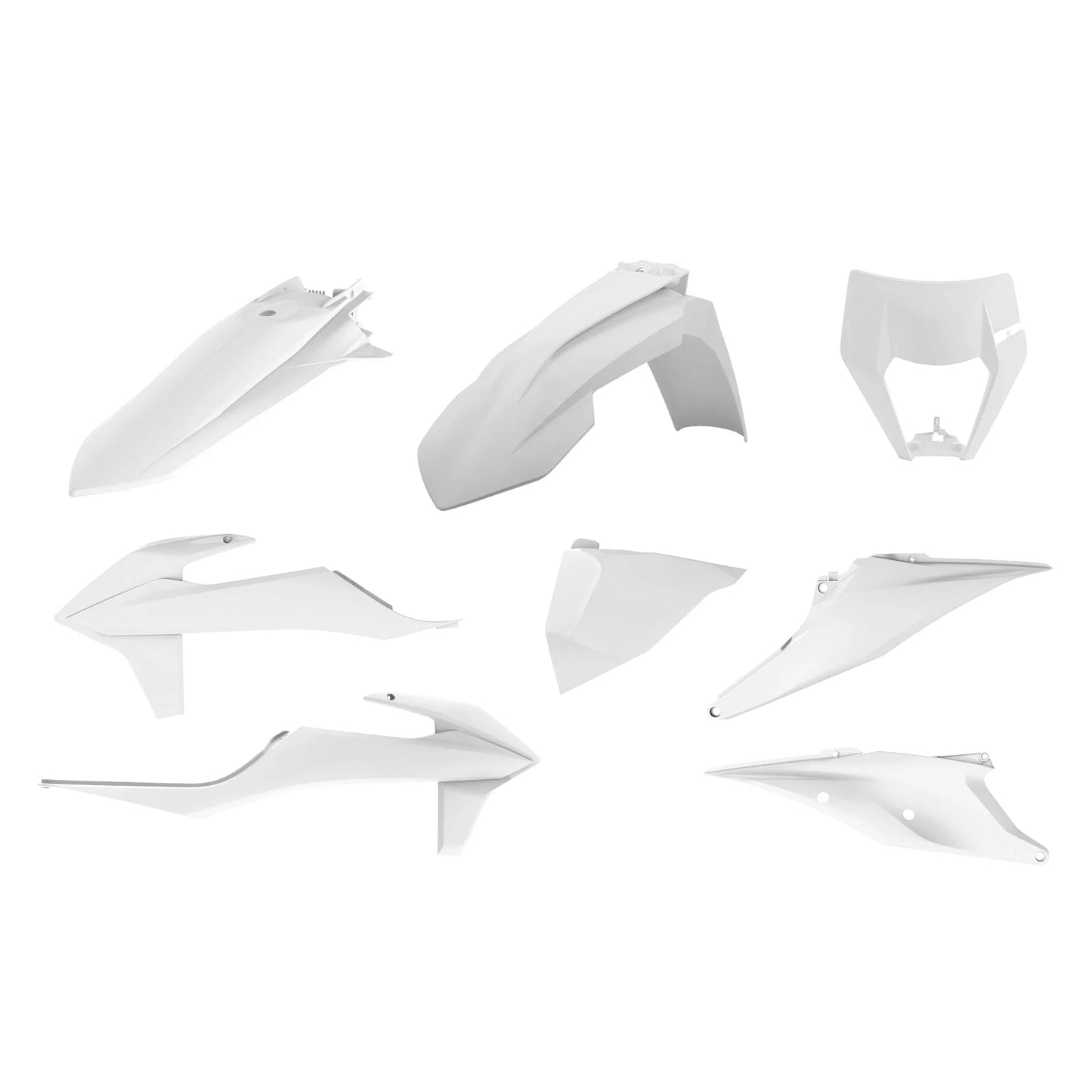 Polisport KTM Plastic Kit EXC EXCF 2020 - 2022, White