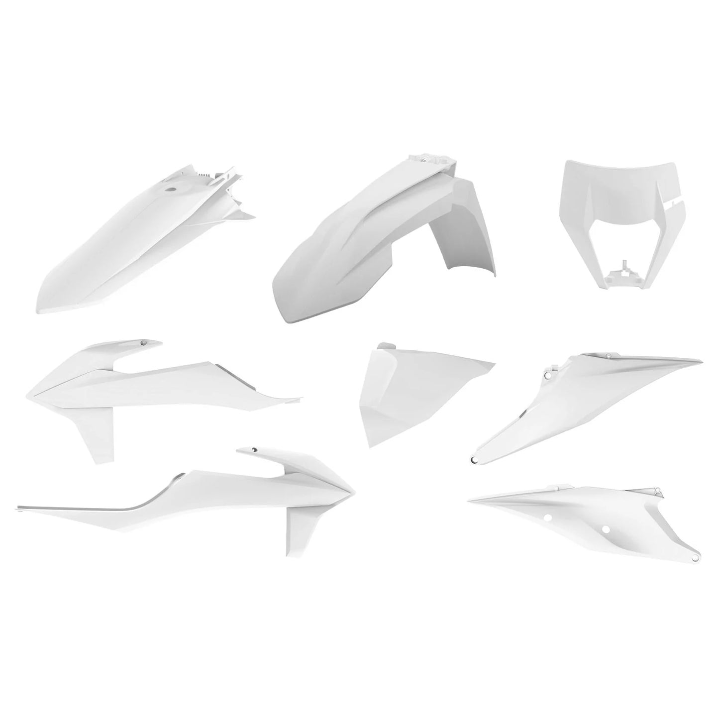 Polisport KTM Plastic Kit EXC EXCF 2020 – 2023 White