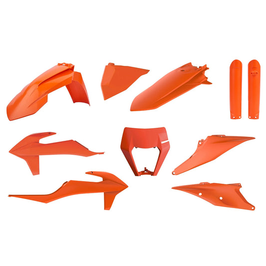 Polisport KTM Plastic Kit EXC EXCF 2020 - 2022, Orange