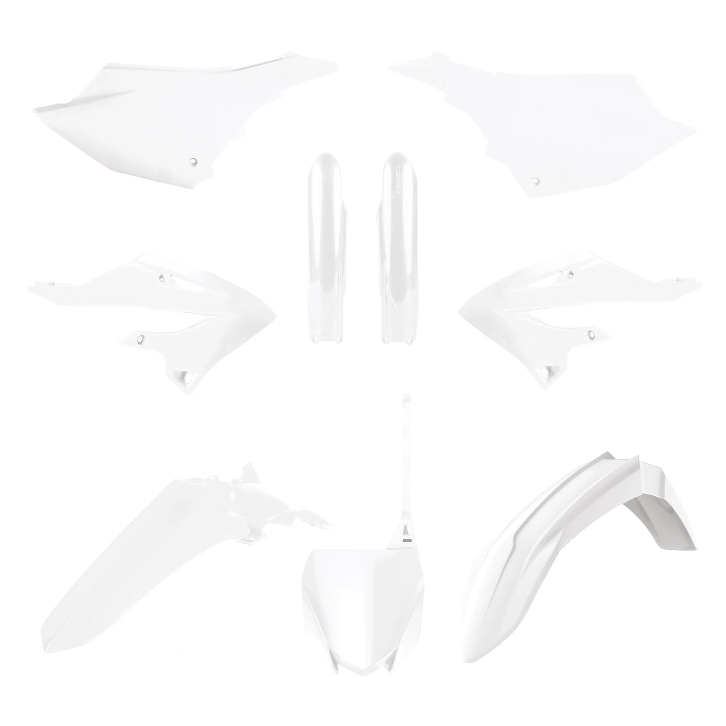 Polisport Yamaha Plastic Kit YZ 125 YZ 250 2022, White