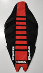 Enjoy Manufacturing  Beta Seat Cover RR 2013 - 2019 X Trainer 13 - 2022 Ribbed Logo, Black / Red / Black