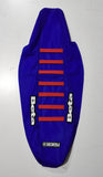 Enjoy Manufacturing  Beta Seat Cover RR 2020 - 2022 Ribbed Logo, Blue / Red