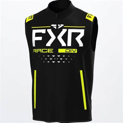 FXR MX RR Offroad Vest 2022 Black/FluoYellow - XSmall