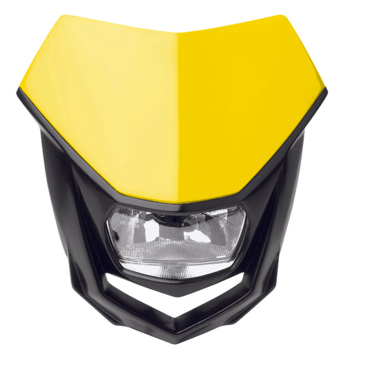 Polisport Universal Halo Headlight, Black / Yellow