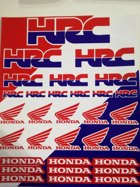 Enjoy Manufacturing Sticker Sheet, HRC Honda