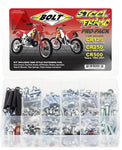 Bolt Motorcycle Hardware Honda CR Steel Frame Pro Pack Bolt Kit