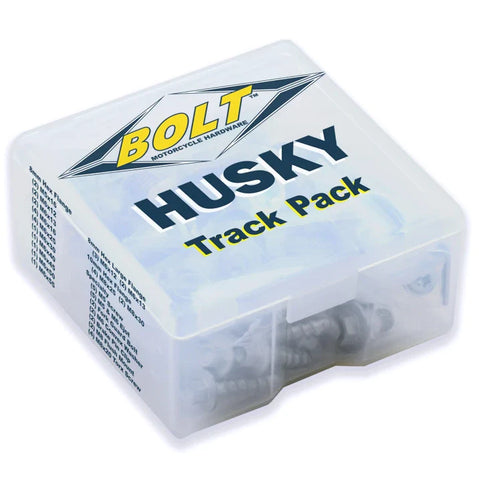 Bolt Motorcycle Hardware Husqvarna Style Track Pack Bolt Kit
