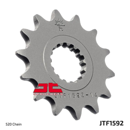 JT Sprockets Steel Front Sprocket Yamaha YFZ 450 R 2009 - 2019 YFM 700 R 2006 - 19, 14T