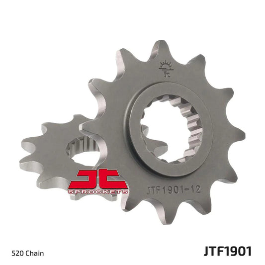 JT Sprockets Steel Front Sprocket KTM SX 1995 - 2021 SXF 250 2006 - 21 SXF 350 2011 - 21 SXF 450 2007 - 21 Husqvarna TC FC 2014 - 21, 12T