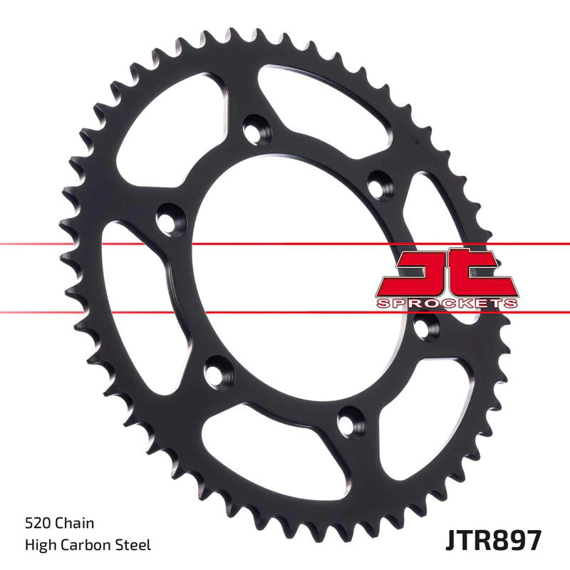 JT Sprockets Steel Rear Sprocket KTM SX 1995 - 2021 SXF 250 2006 - 21 SXF 350 2011 - 21 SXF 450 2007 - 21 Husqvarna TC FC 2014 - 21, 50T